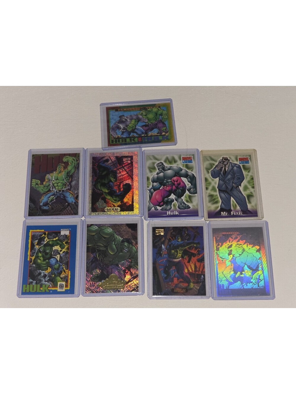 Incredible Hulk Marvel Comics Holo Mr Fix It Legends Masterpieces Card Lot